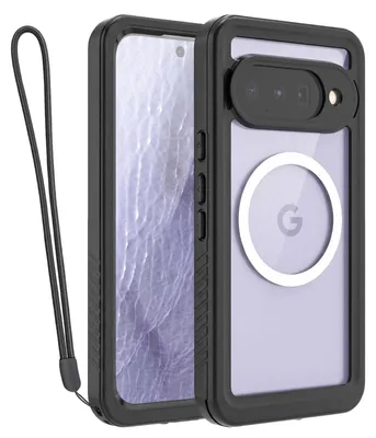 Immagine prodotto di Custodia Redpepper compatibile con Google Pixel 11, con protezione MagSafe, impermeabile ( IP68), resistente agli urti (cadute da 2 metri), con laccio da polso, colore nero
