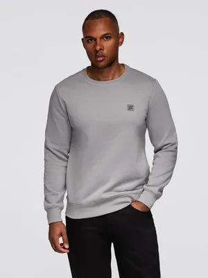 Obrázok produktu pre Ombre Clothing Pánska mikina bez zapínania Xusip šedá XXL