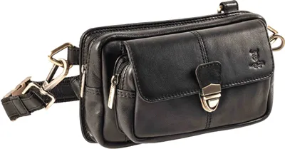 Produktbild von MATADOR Leder Handy Bauchtasche KAIRO 3 in 1 Schwarz