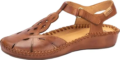 Produktbild von Pikolinos Damen Sandale Leder T-Riemen Klettverschluss P. Vallarta 655-0703, Größe:41 EU, Farbe:Braun
