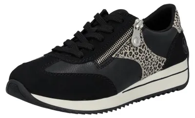 Produktbild von Rieker Sneaker - Schwarz Leder/Synthetik : 37 : Normal Größe: 37 Weite: Normal