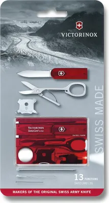 Zdjęcie produktu dla Swiss Card Lite, rot transparent, Blister