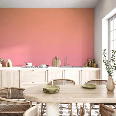 Produktbild von Vlies Fototapete - Warm Sunset - Gradient Background from Orange to Pink 200x140 cm Muster f-A-10218-a-a