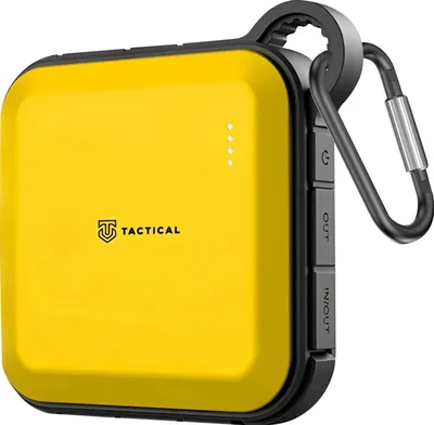 Produktbild von Tactical, Powerbank 10050 mAh wasserdicht stofest mit Lampe, Gelb