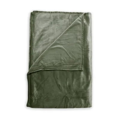 Productafbeelding van Cara plaid, 140x200 cm, olijgroen