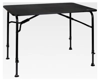 Produktbild von Klappbarer Campingtisch Tornio | Extrem leichter und kompakter Gartentisch wetterfest | Eleganter Klapptisch in Carbonoptik | Ideal für Camping, Terrasse, Garten und Reisen | 100x68 cm