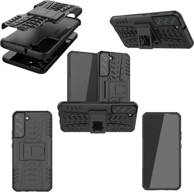 Image de Étui de protection hybride noir pour téléphone portable Samsung Galaxy S22 Plus 5G