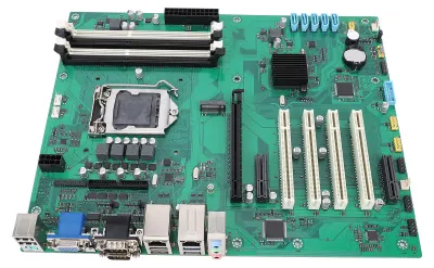 Obrázek produktu pro pro průmyslovou základní desku ATX B85A02 s pamětí DDR3, paticí LGA 1150 pro procesory 4. generace, rozhraním COM a LPT, 2 sloty PCI a grafickým výstupem 1080p s kapacitou 32 GB