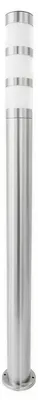 Produktbild von Grafner Design Edelstahl Wegeleuchte mit E27 Fassung, Höhe: 110 cm, IP44, Wegleuchte Weglampe Gartenlampe Gartenleuchte Standlampe Außenstandleuchte Pollerleuchte