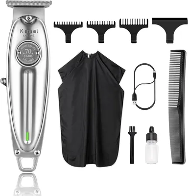Produktbild von Haarschneidemaschine Trimmer Herren Bartschneider Langhaarschneider Profi Friseur Wiederaufladbarer Der Konturen Haartrimmer MitGeschenke zum Vatertag