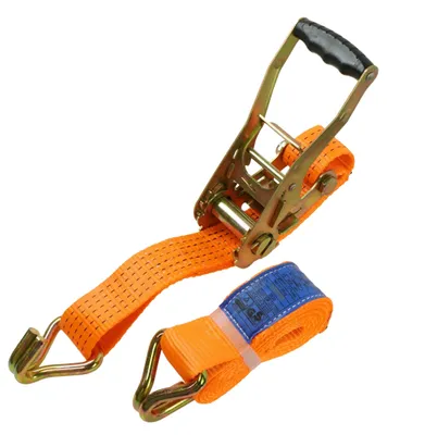 Produktbild von Zurrgurt 3 m 50 mm 5 t mit Spannratsche und 3 Radschonern, Set