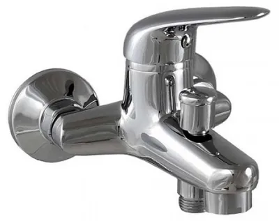 Obrázok produktu pre Vaňová batéria nástenná PLUTO, rozstup 100mm, chróm