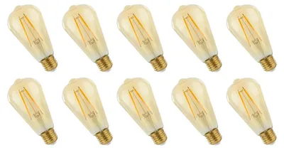 Produktbild von Spectrum E27 LED Lampe 2W 240lm 2400K Warmweiß 230V 10 Stück