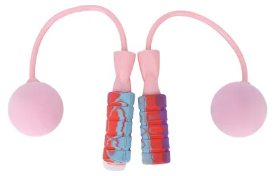 Produktbild von Seilfreies Springseil – Fitness- und Sporttraining – Fettverbrennung – kabelloses Springseil (Rosa)