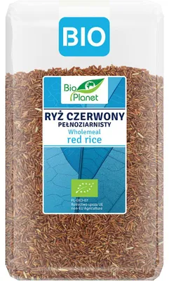 RYŻ CZERWONY PEŁNOZIARNISTY BIO 1 kg - BIO PLANET