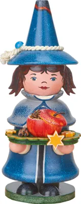 Produktbild von Wichtel Bratapfel (14cm) Räuchermann von Hubrig Volkskunst