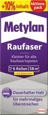 Produktbild von Metylan Raufaser Tapetenkleister Aktionspack 400 gr.