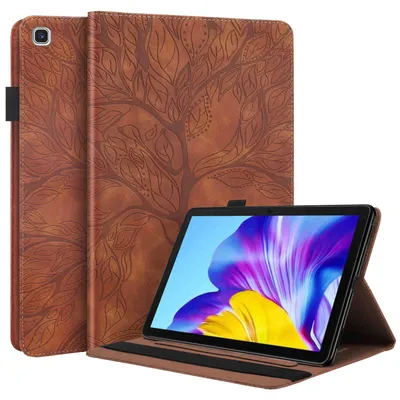 Immagine prodotto di Per Samsung Galaxy Tab A7 Lite 2021 8,7 Marrone Arte Tablet Sleeve Custodia in pelle Custodia