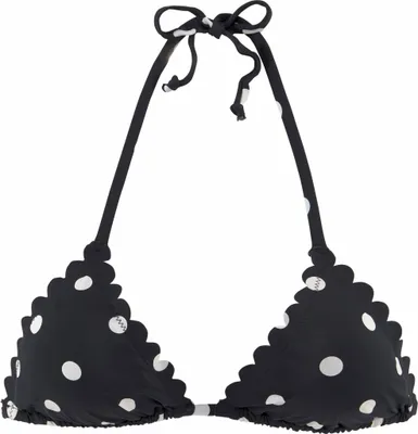 Produktbild von LASCANA Triangel-Bikini-Top Jada schwarz-weiß Größe 34 Cup A/B