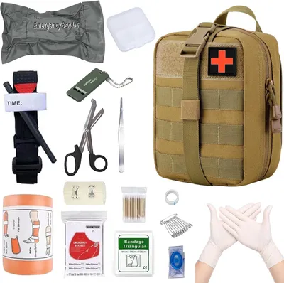 Produktbild von Erste Hilfe Set 17-in-1, 30 Stücke, medizinische Tasche, für Camping