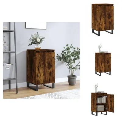 Immagine prodotto di vidaXL Credenza rovere fumé 40x35x70 cm materiale legno - Credenze