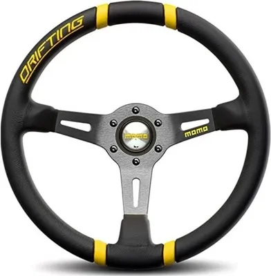 Produktbild von Momo Sportlenkrad VDRIFT35NEGIR 350mm Leder