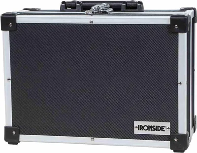 Image de Ironside 191-011 Mallette à outils en aluminium 330x230x150 mm, noir