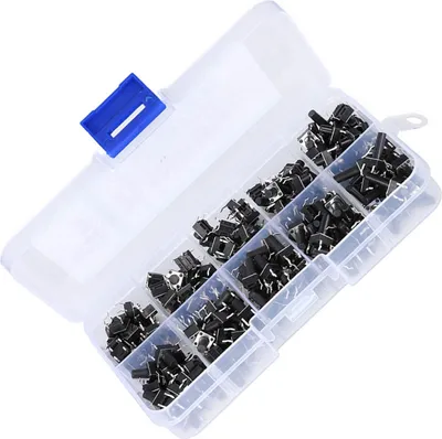 Obrázok produktu pre 200ks Tact Switch Kit Priemyselné príslušenstvo Hardware Parts 10W Flick Interrupter Kits200PCs