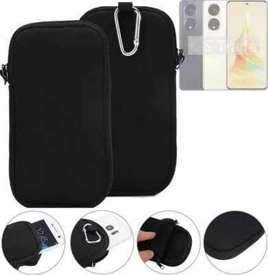 Produktbild von K-S-Trade Neopren-Hülle Handyhülle kompatibel mit Oppo Reno8 T Schutzhülle Neoprenhülle Sleeve Schutz-Hülle Gürtel Tasche Case Holster