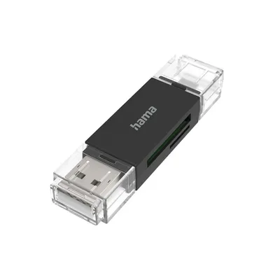 Immagine prodotto di Lettore di schede HAMA USB-A Micro-USB SD/microSD
