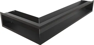 Immagine prodotto di Griglia di ventilazione LUFT angolo destro 40x80x12 nero