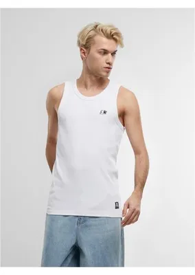 Obrázok produktu pre Pánske tielko Starter Rib Tank Top white - S