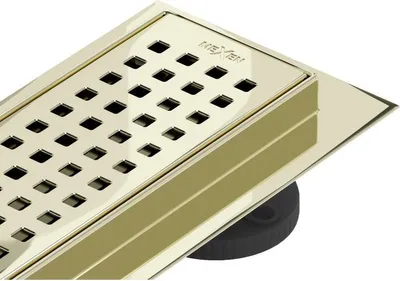 Image de Mexen Flat 360° M08 drain linéaire pivotant 70 cm, doré - 1525070-40