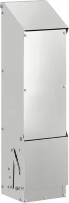 Obrázek produktu pro vidaXL Krmítko pro kuřata stříbrné 13 x 12 x 51 cm Pozinkovaná ocel