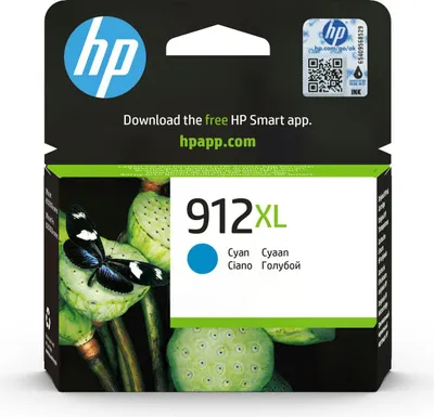 Obrázek produktu pro Vysoce výkonná inkoustová kazeta HP 912XL azurové barvy, 3YL81AE