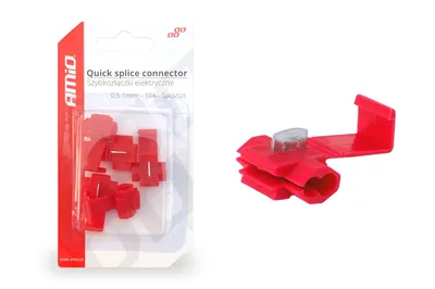 Obrázok produktu pre AMiO Elektrické rýchlospojky, 0,5-1mm2 10A Blister 5 ks