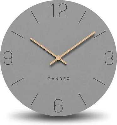 Produktbild von Große stille Wanduhr 50 cm - Modern und vintage Design für Wohnzimmer