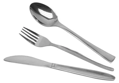 Obrázek produktu pro Dönges příbory z nerezové oceli, sada 3 kusů (opakovaně použitelné nádobí a příbory)