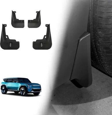Productafbeelding van Famanu spatborden voor de Kia EV9 (modeljaar 2024) - set van 4 stuks