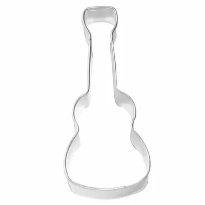 Image de 5 Emporte-pièce Guitare 2,2 X 3,6 X H.8 Cm - Birkmann