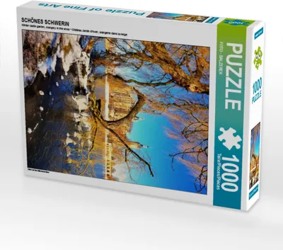 Produktbild von CALVENDO Puzzle SCHÖNES SCHWERIN | 1000 Teile Lege-Größe 64x48cm Foto-Puzzle für glückliche Stunden