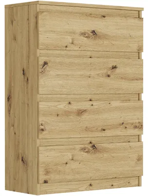 Produktbild von Kommode - Eiche Artisan - 70 x 40 x 98 cm - Modern R-4