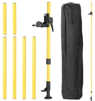 Laserwasserwaage Stativ, max. 4,2 m, 1/4" Halterung