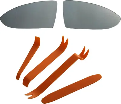 Produktbild von Spiegelglas Spiegel Glas Asphärisch Weiss Beheizt LINKS + RECHTS +