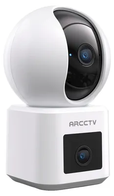 Obrázok produktu pre Bezpečnostná kamera, dvojitá šošovka, 360° záber, 1 kus