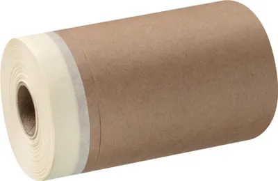 Produktbild von 60 Rollen Papier Masker 180 mm Abdeckpapier mit Krepp Klebeband Malerkrepp Tape