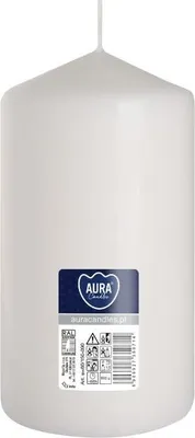 Zdjęcie produktu dla Świeca walec BISPOL Aura 66H 15CM SW80/150 BIAŁA
