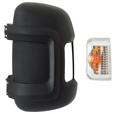 Produktbild von Citroen Jumper 2006- Außenspiegelgehäuse MITTELARM + ORANGE BLINKEREINSATZ links, 2-teiliges Set