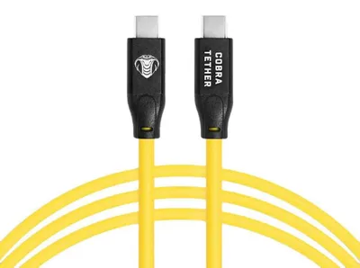 Obrázek produktu pro Cobra Tether Straight 5 M USB-C na USB-C kabel černý  Černá Jedna velikost