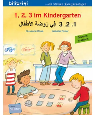 Obrázok produktu pre 1, 2, 3 im Kindergarten (Deutsch-Arabisch)